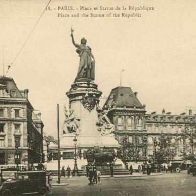 La Cigogne 18 - PARIS - Place et Statue de la République
