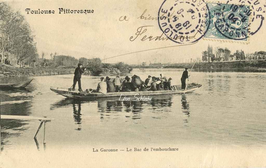 La Garonne - Le Bac de l'embouchure