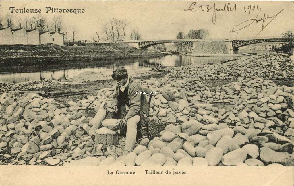 - La Garonne - Tailleur de Pavés
