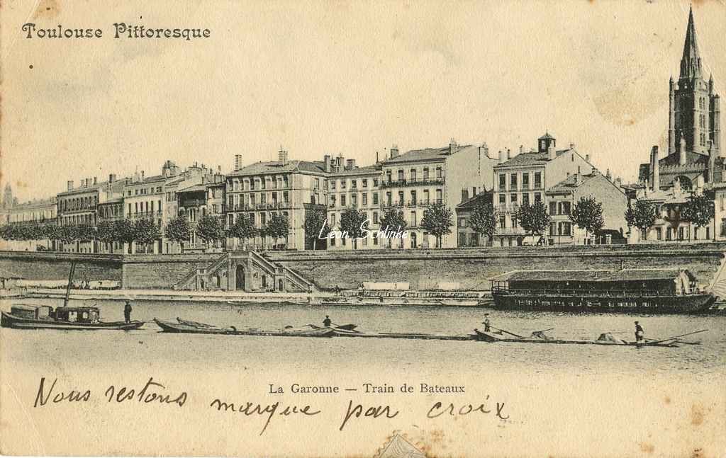 La Garonne - Train de Bateaux