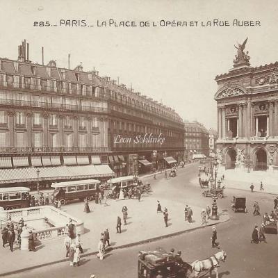 AN 285 - La Place de l'Opéra et Rue Auber