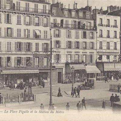 Inconnu 108 - La Place Pigalle et la Station du Métro