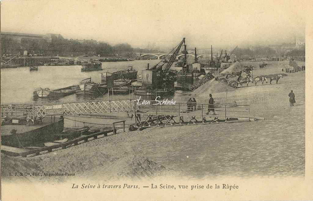 La Seine, vue prise de la Râpée