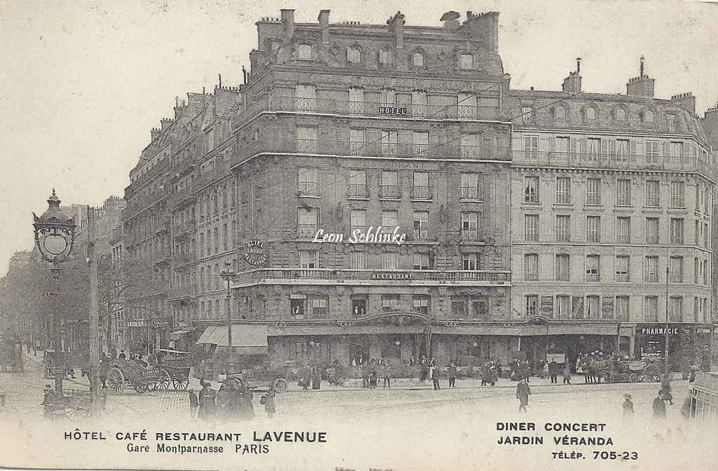 Lavenue - Hôtel Café Restaurant - Gare Montparnasse