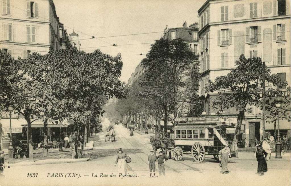 LL 1657 - PARIS - Rue des Pyrénées