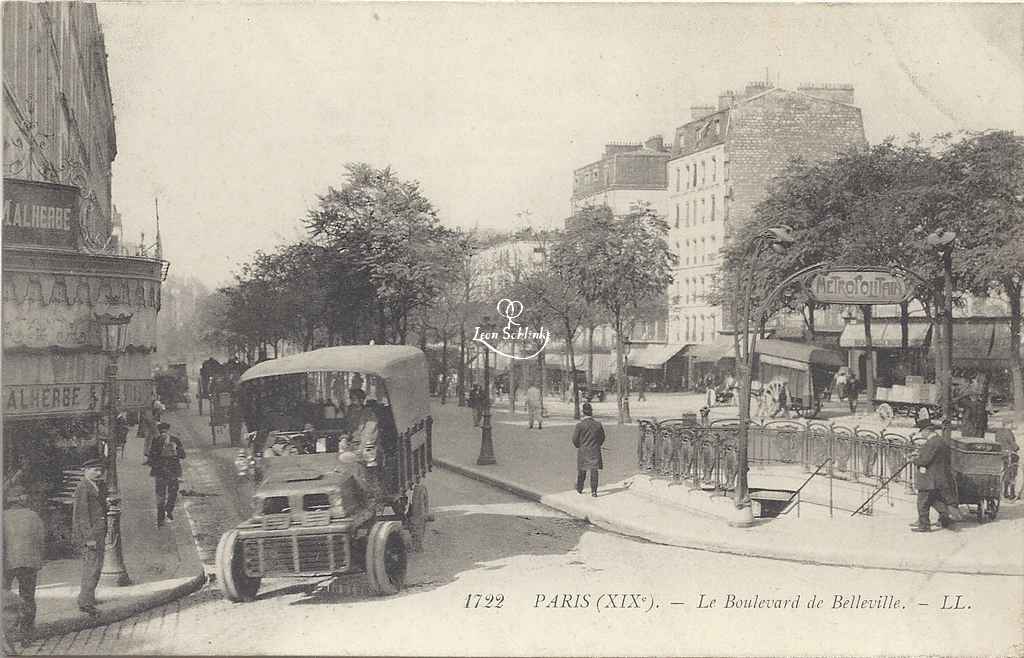 LL 1722 - Le Boulevard de Belleville