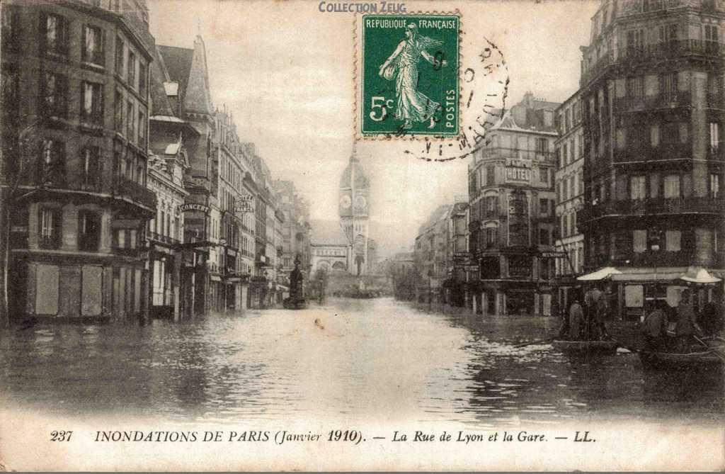 237 - La Rue de Lyon et la Gare