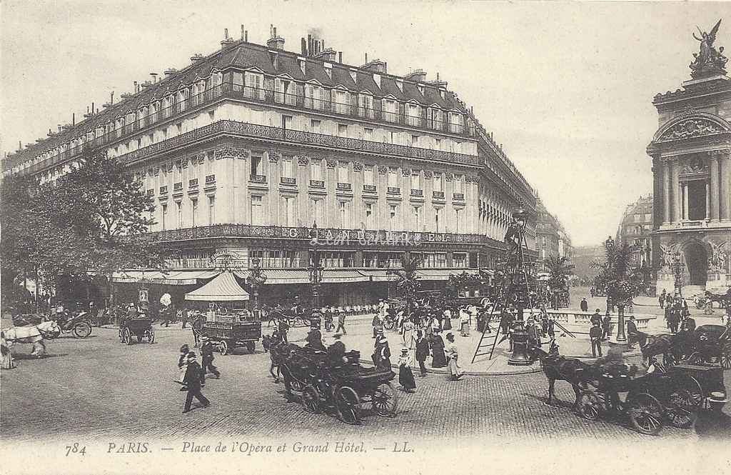 LL 784 - Place de l'Opéra et Grand Hôtel