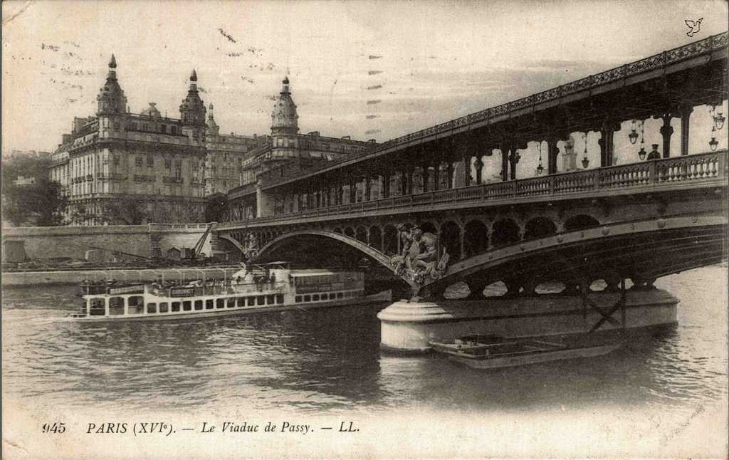 LL 945 - PARIS - Le Viaduc de Passy
