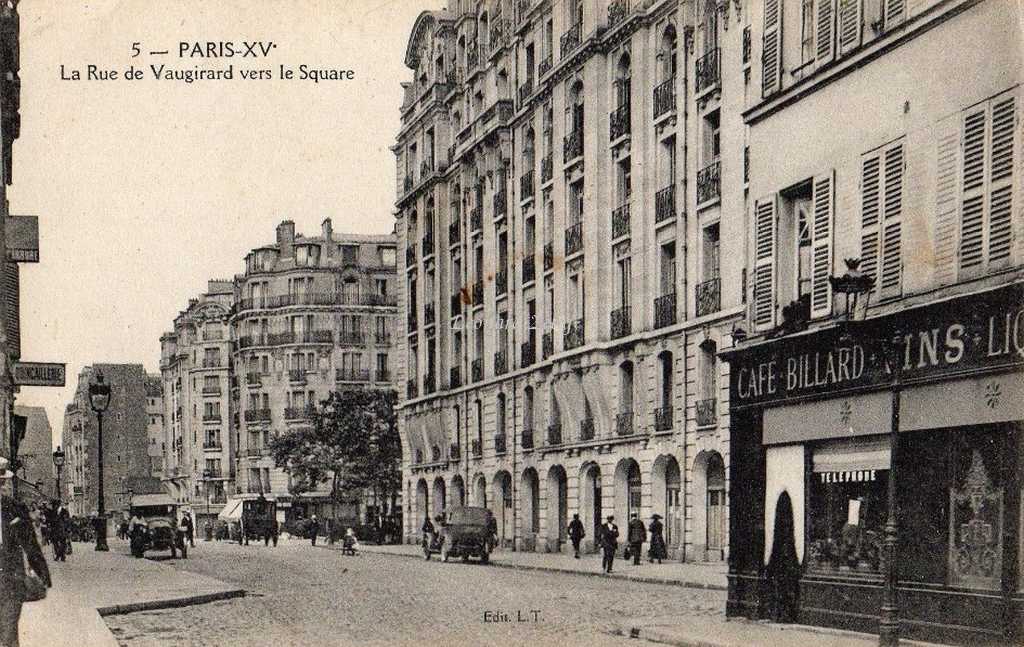 LT 5 - La Rue de Vaugirard vers le Square