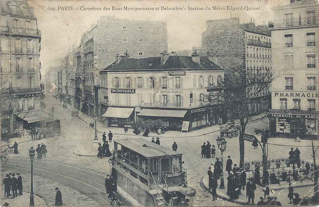 Marmuse 609 - Carrefour des Rues Montparnasse et Delambre