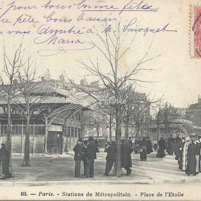 Marmuse 63 - Stations du Métropolitain - Place de l'Etoile