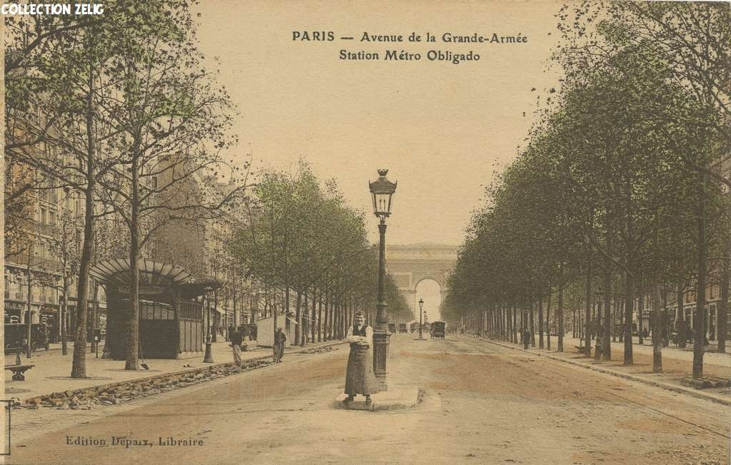 Depaix - Avenue de la Grande-Armée - Station Métro Obligado