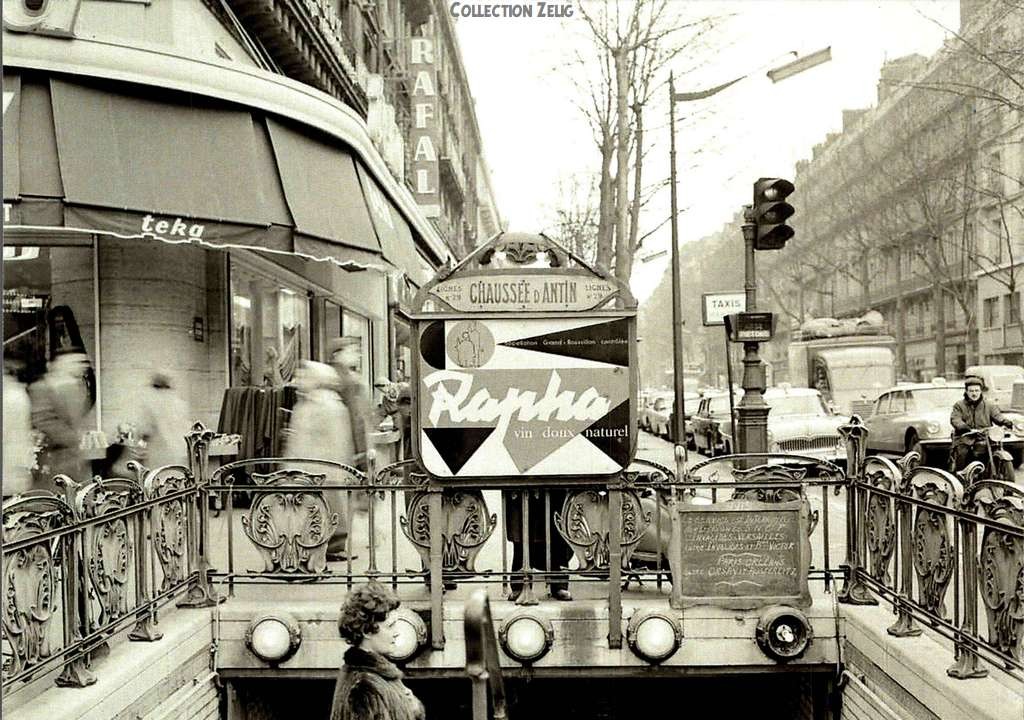 Metro parisien (Arrêt sur Image) - Chaussée d'Antin