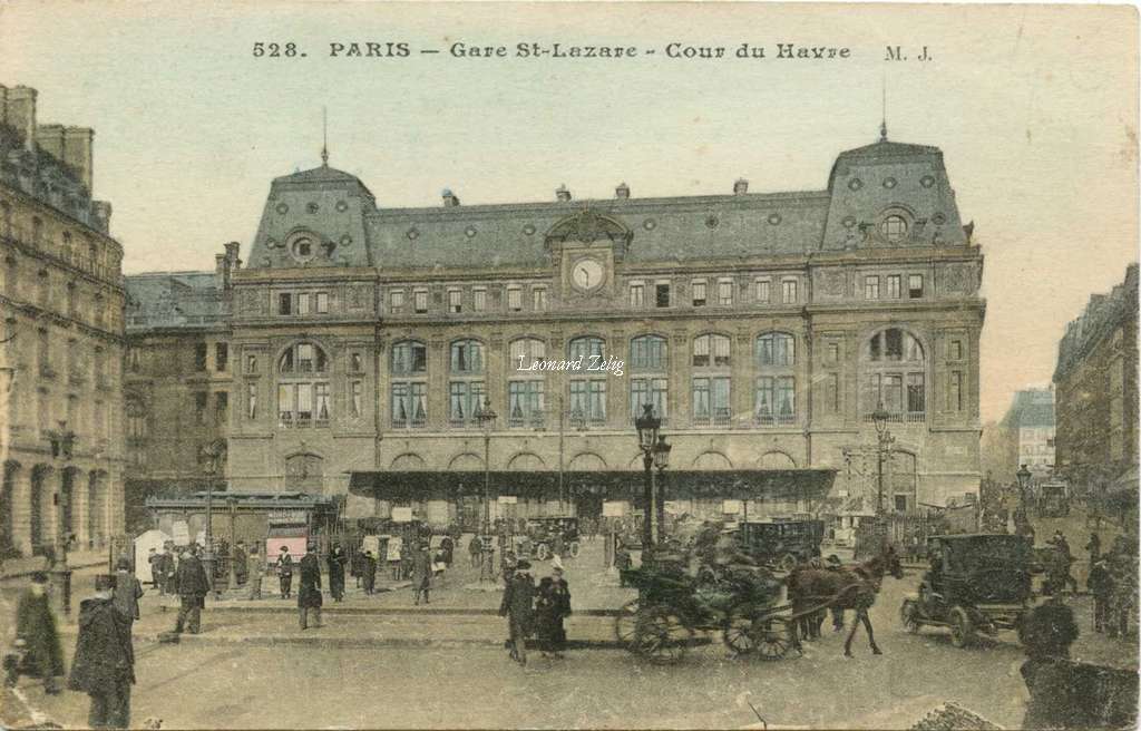 MJ 528 - PARIS - Gare St-Lazare - Cour du Havre