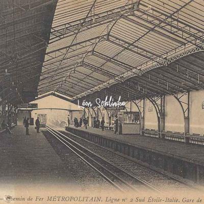 ND 1924 - Gare de la Glacière - Ligne n°2 Sud - Etoile-Italie