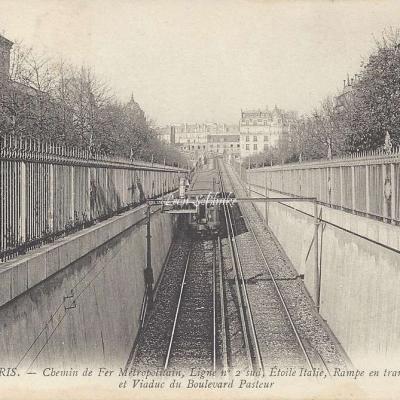 ND 1934 - Viaduc et Rampe en tranchée du Boulevard Pasteur