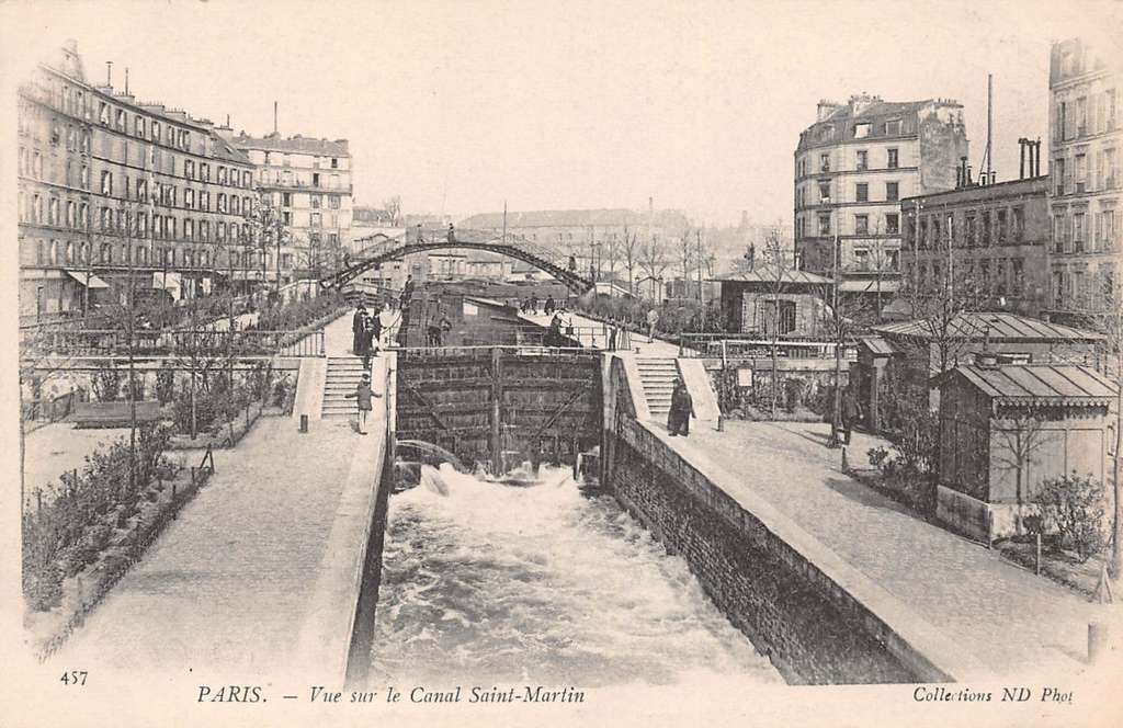 ND 457 - PARIS - Vue sur le Canal Saint-Martin