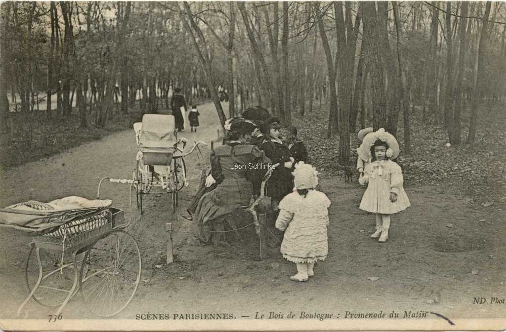 ND 736 - Le Bois de Boulogne - Promenade du Matin