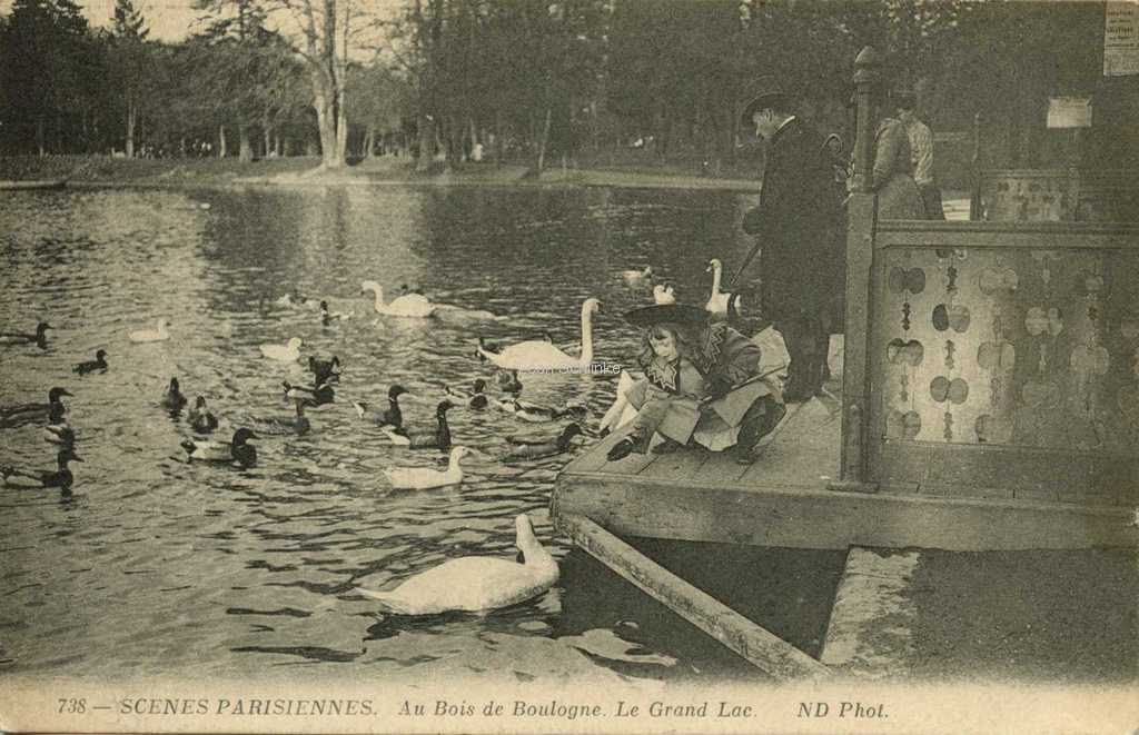 ND 738 - Au Bois de Boulogne · Le Grand Lac