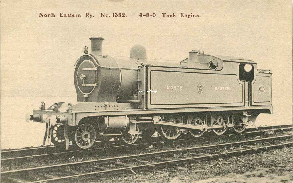 North Eastern Railway N° 1352 - 4-8-0 Tank Engine