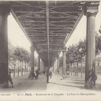 P.H. & C. 60 - Boulevard de la Chapelle - Le Pont du Métropolitain