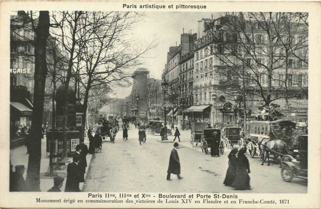 Breger A. - Paris - Boulevard et Porte St-Denis
