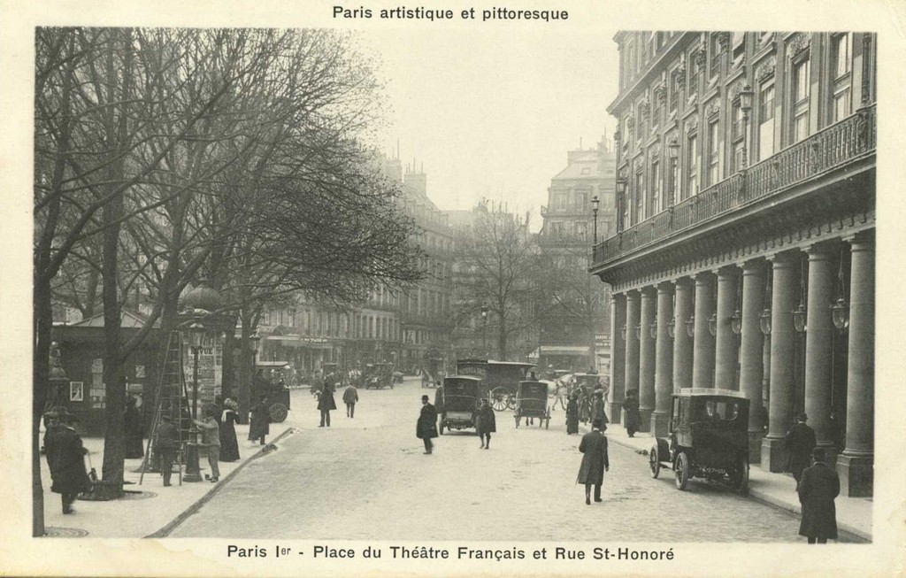 PARIS I° - Place du Théâtre Français et Rue St-Honoré