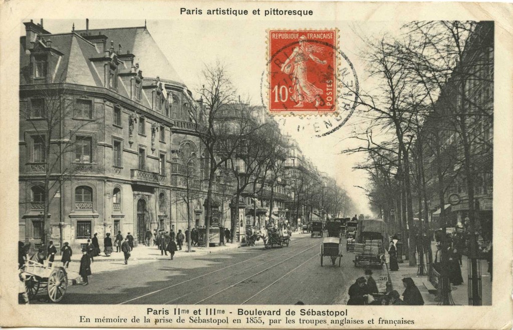 PARIS II° et III° - Boulevard de Sébastopol
