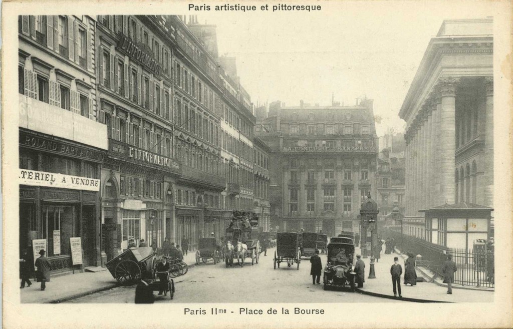 PARIS II° - Place de la Bourse