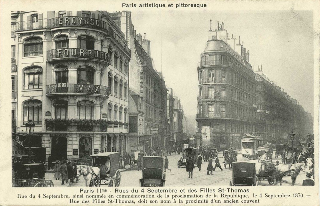 PARIS II° - Rues du 4 Septembre et des Filles St-Thomas