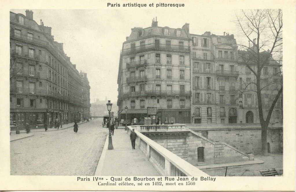 PARIS IV° - Quai de Bourbon et Rue Jean du Bellay