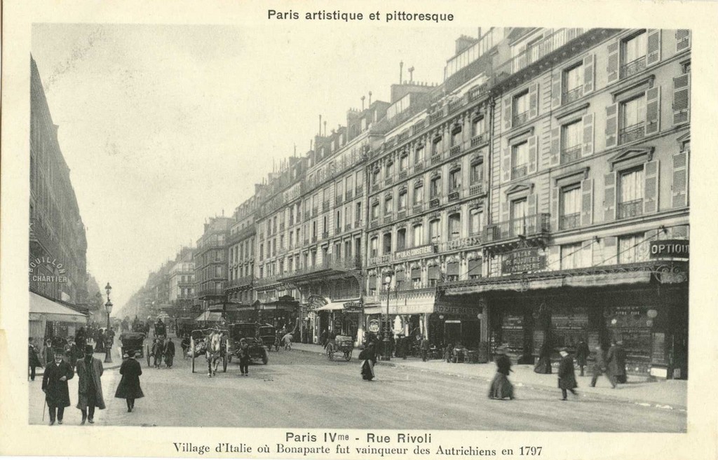 PARIS IV° - Rue Rivoli