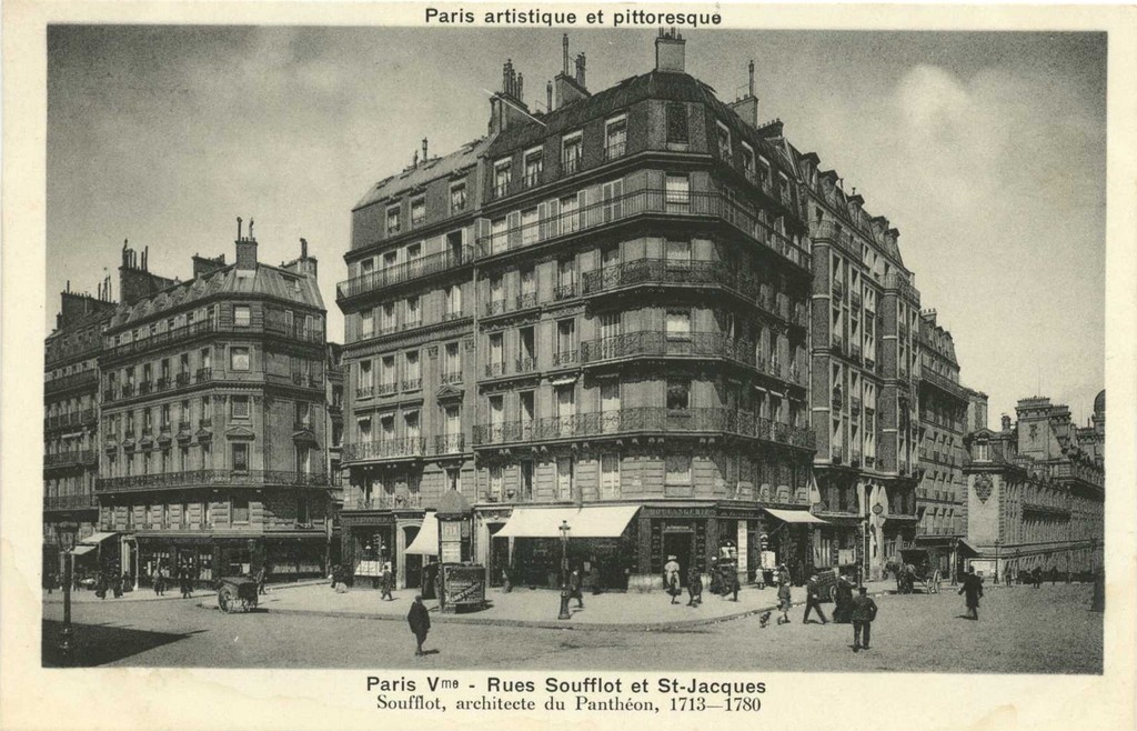 PARIS V° - Rues Soufflot et St-Jacques