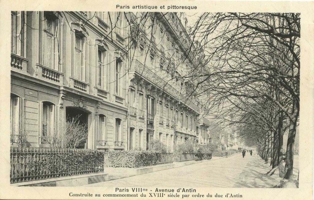 PARIS VIII° - Avenue d'Antin