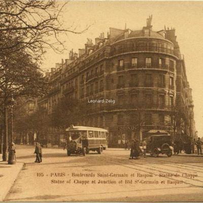 PATRAS 195 - PARIS - Boulevards St-Germain et Raspail - Statue de Chappe