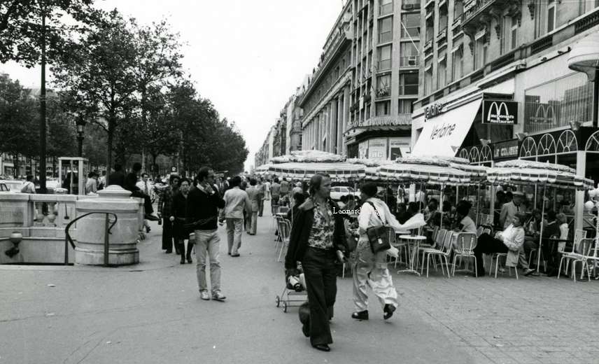 Photo Franklin Roosevelt aux Champs Elysées
