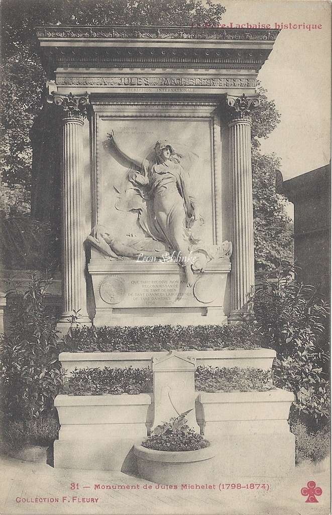 31 - Monument de Jules Michelet (1798-1874)