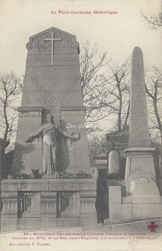 44 - Monument des Généraux Clément Thomas et Lecomte