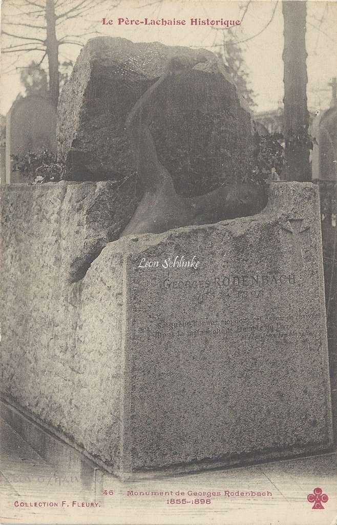 46 - Monument de Georges Rodenbach, 1855-1898