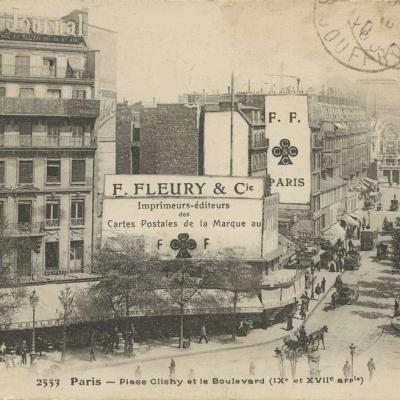 FF 2553 - Place Clichy et le Boulevard