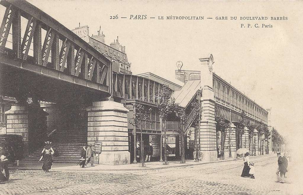 PPC 226 - Le Metropolitain - Gare du Bd Barbès