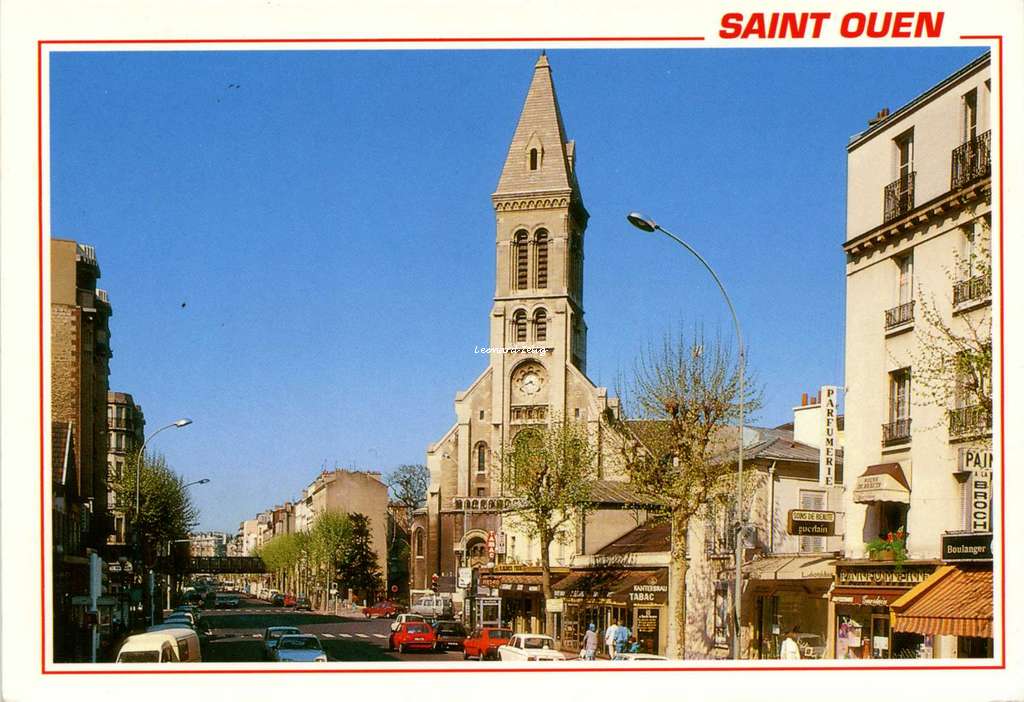 Raymon - SAINT-OUEN - L'église N.D. du Rosaire et l'Av. G.Péri