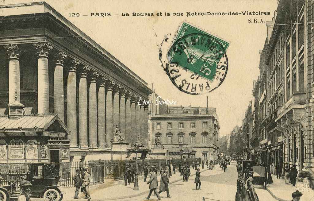 SRA 129 - La Bourse et la rue Notre-Dame-des-Victoires
