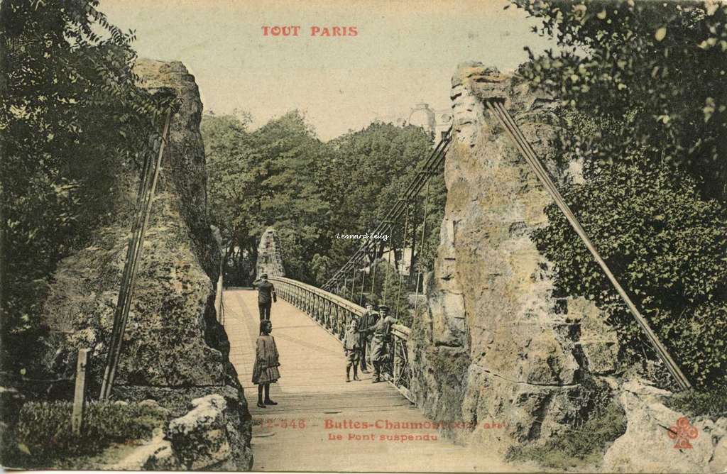 TOUT PARIS 12-546 - Le Pont suspendu