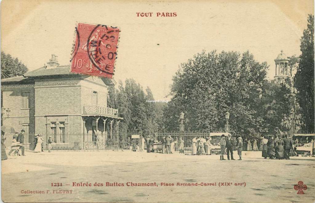 TOUT PARIS 1231 - Place Armand-Carrel