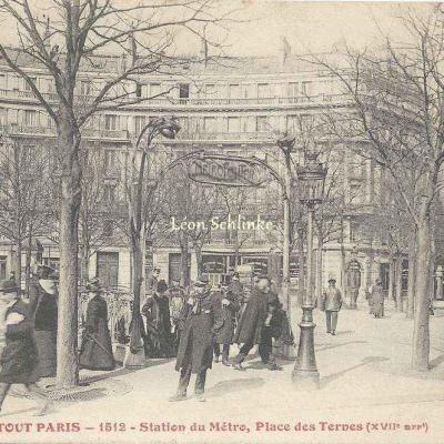 Tout Paris 1512 - Station du Metro Place des Ternes
