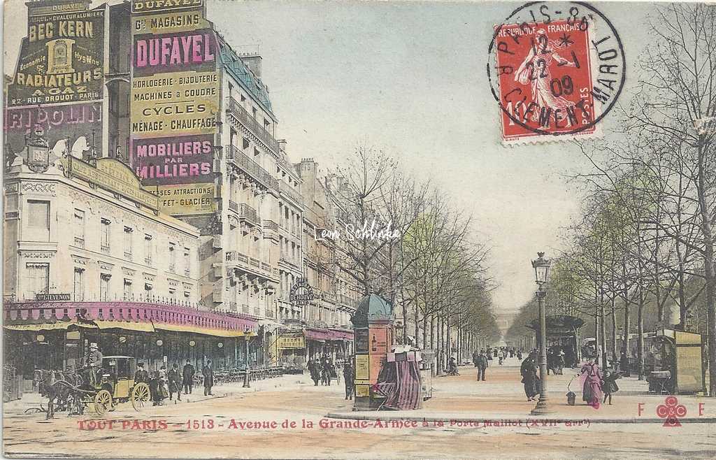 Tout Paris 1513 - Avenue de la Grande-Armée à la Porte Maillot