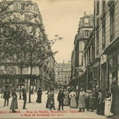 Tout Paris 1700 - Rue de Malte, Boulevard Voltaire et Rue de Crussol
