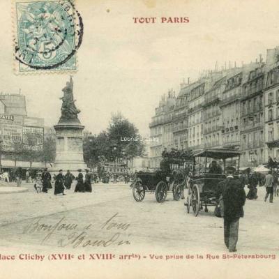 Tout Paris 239 - Place Clichy  - Vue prise de la Rue St-Pétersbourg
